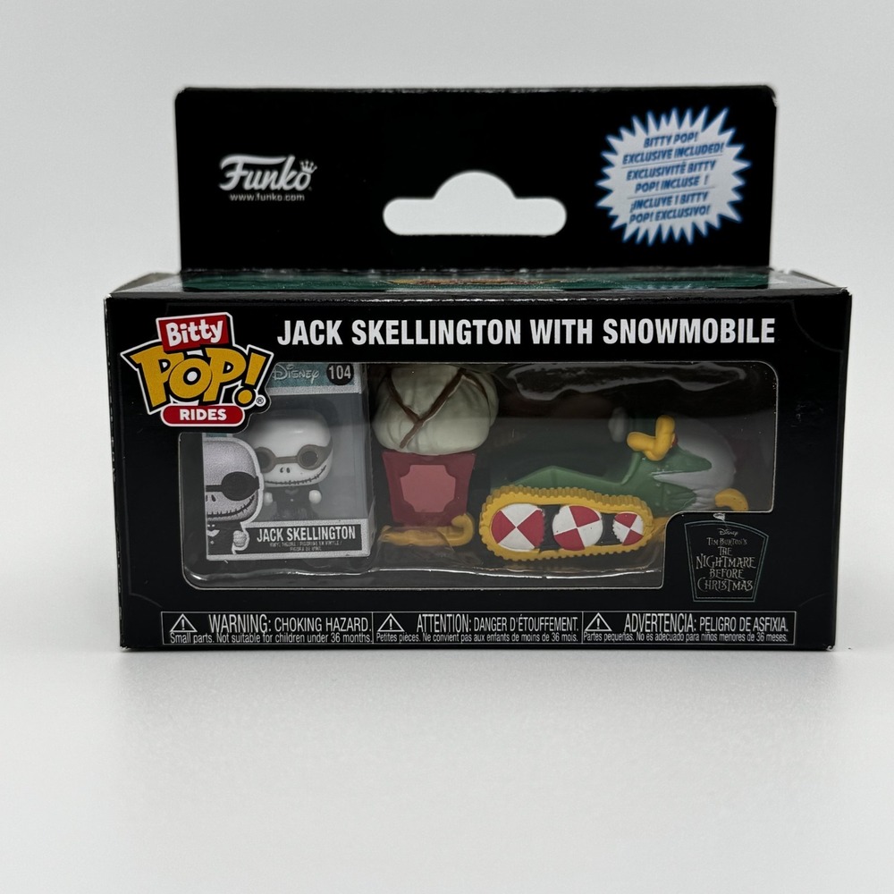 Funko Multiple: Disney - Jack Skellington with Snowmobile Bitty Pop Rides (219)